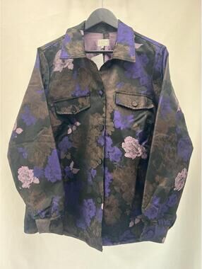 NWT Kaffe Curve Floral Shacket Fox + Wit Boutique Women's Size XL